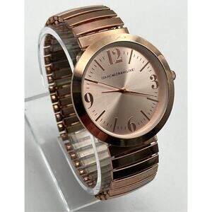 Isaac Mizrahi Live IMZ887A-RG Women's Watch 39mm - New Battery - Rose Gold